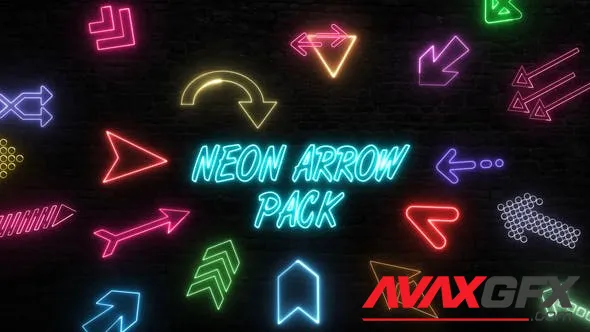 Neon Arrow Pack 48999982 Videohive