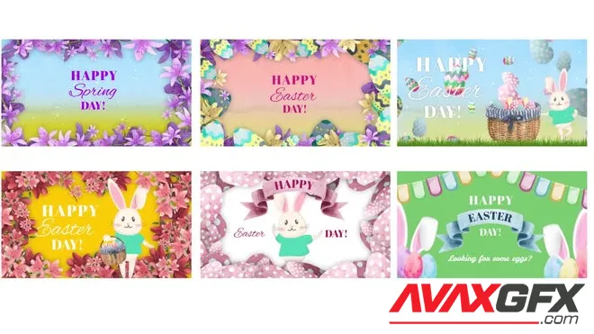 MA - Easter And Spring Greeting Cards Pack 1575289