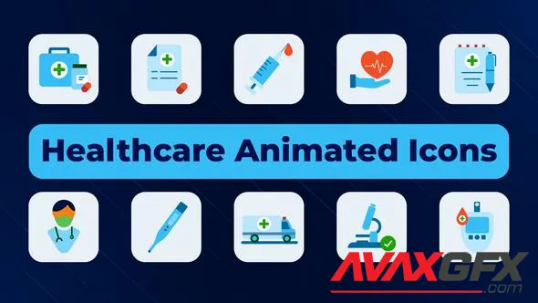 Healthcare Animated Icons 50294383 Videohive