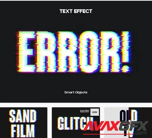 Sand Glitch Text Effect - AKXG43M