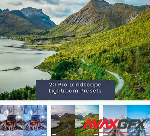 20 Pro Landscape Lightroom Presets - NXZYD4U