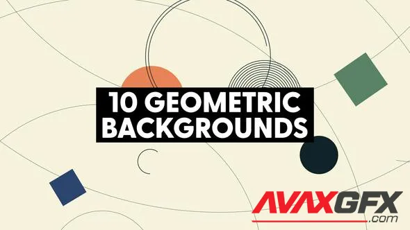 Geometric Retro Backgrounds 50410573 Videohive