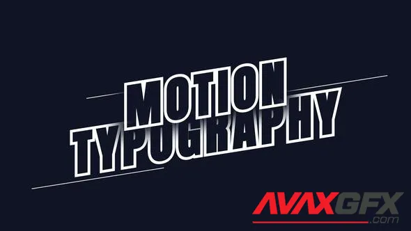 Motion Typography 50335100 Videohive