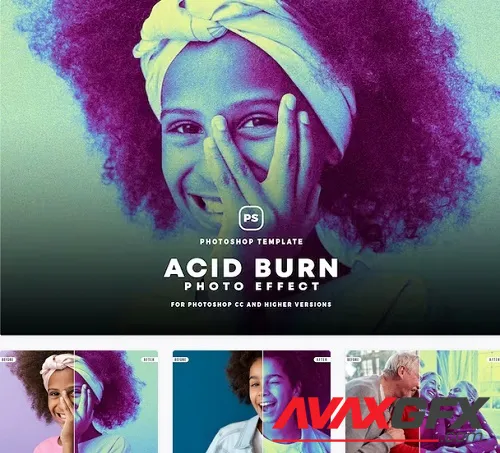 Acid Burn Photo Effect - DURGXGJ