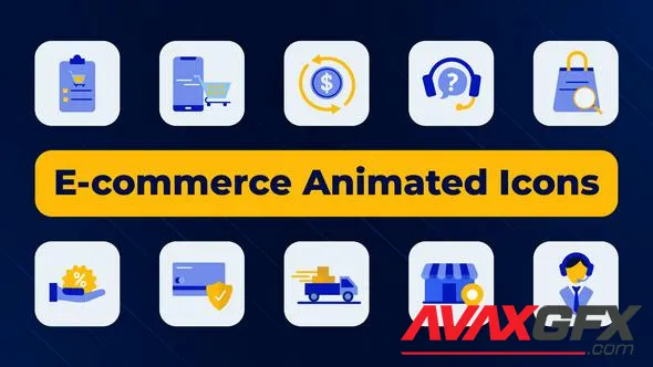 E-commerce Animated Icons 50347700 Videohive