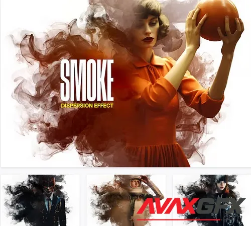 Smoke Dispersion Photo Effect - 91883651