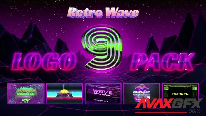 MA - Retro Wave Logo Pack 09 1567203