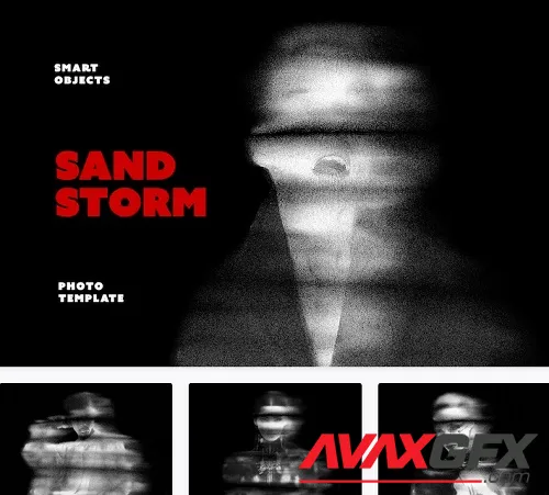 Sandstorm Distort Photo Effect - 92000253