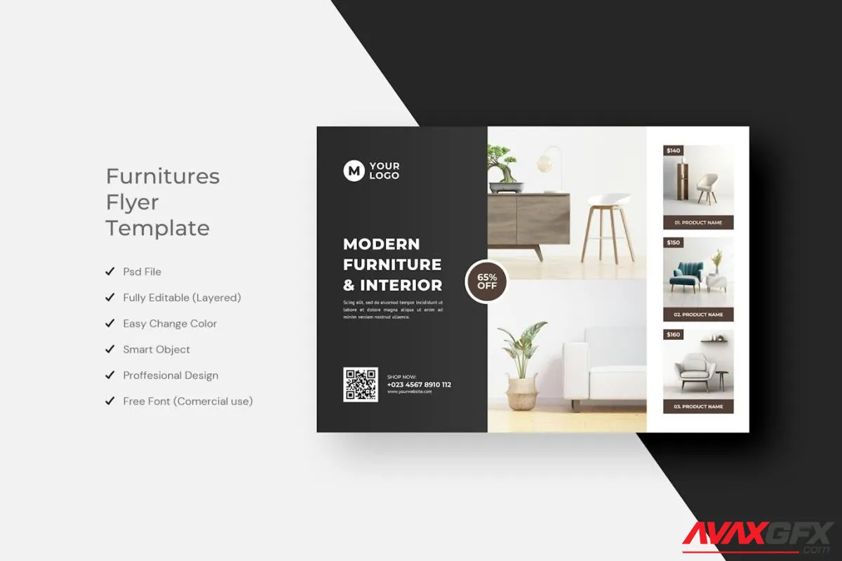 Furniture Flyer Template Design