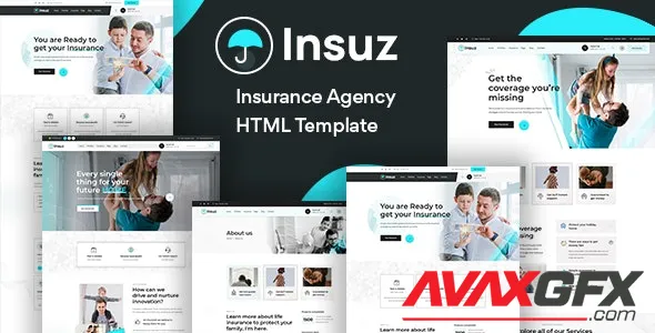 Insuz - Insurance Company HTML Template 40208963