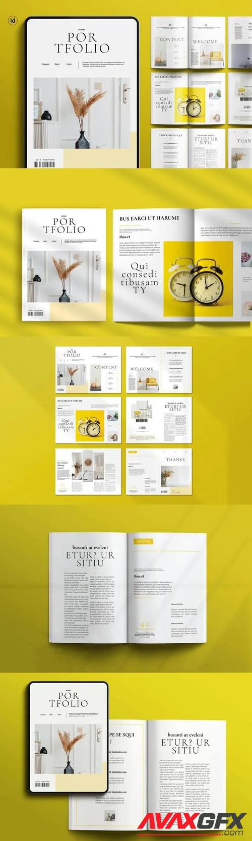 Portfolio Magazine Template