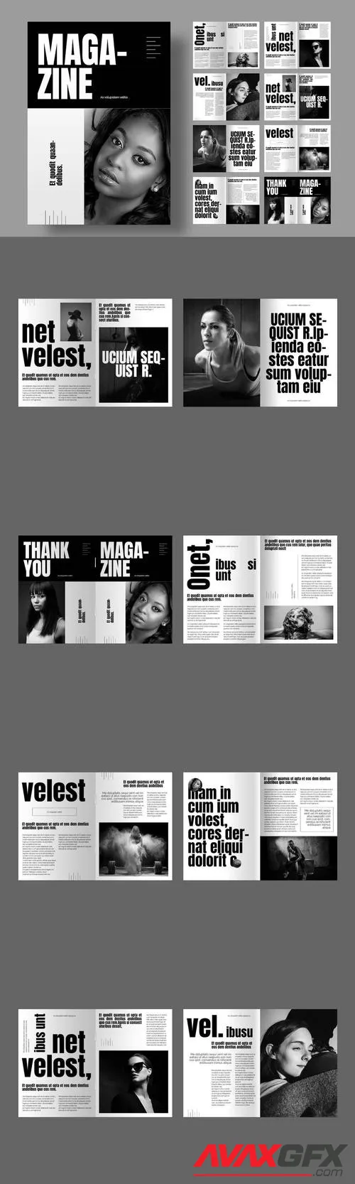 Magazine Template JDKUQ2D