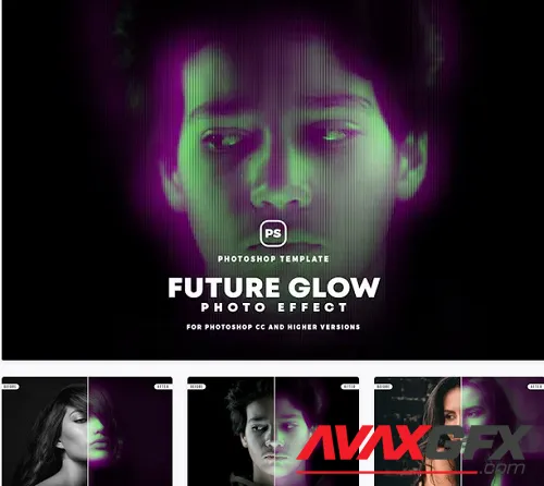 Future Glow Photo Effect - UX9RGHL