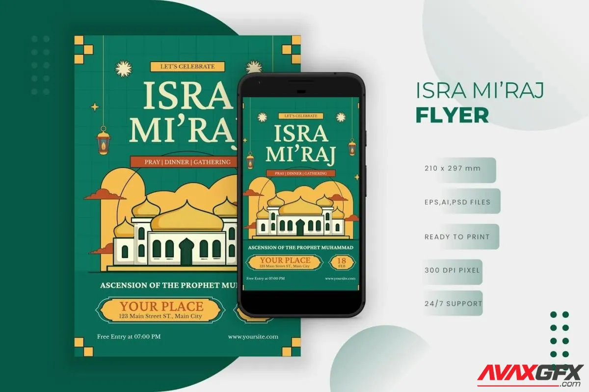 Isra Miraj - Flyer