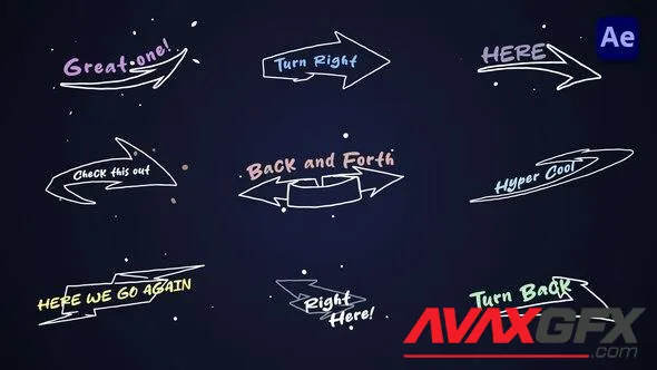 Sketch Arrow Titles [After Effects] 50334512 Videohive