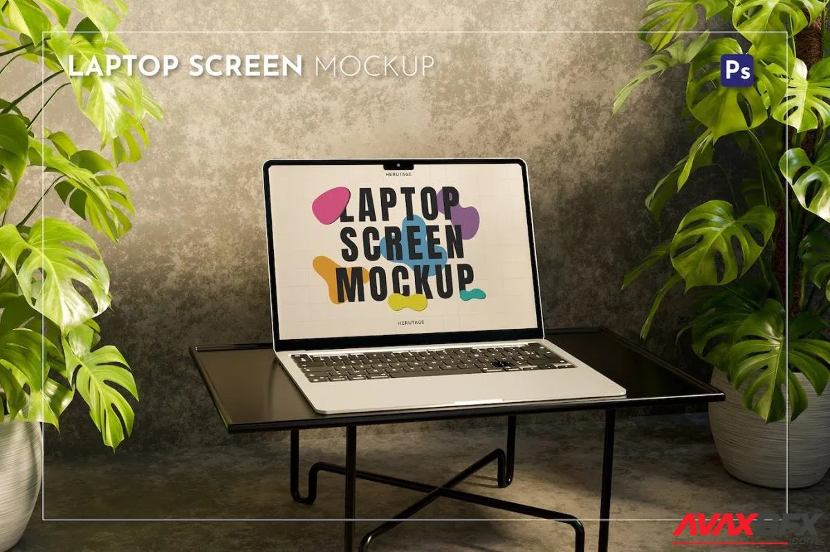 Laptop Screen Mockup 2