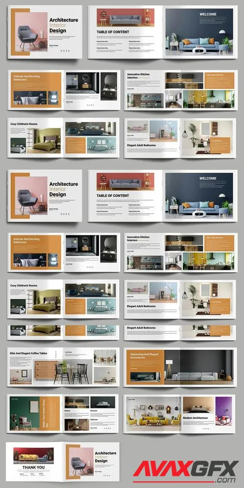 Architecture Interior Design Brochure U85F2E4