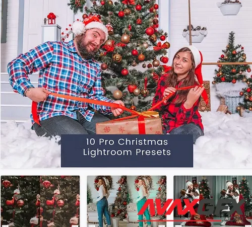 10 Pro Christmas Lightroom Presets - 7KGZJGF