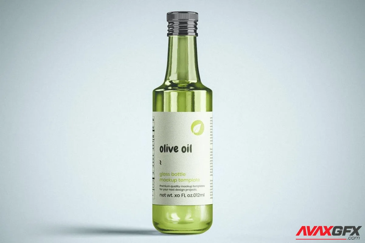 Glass Olive Oil Bottle Mockup R8683YV