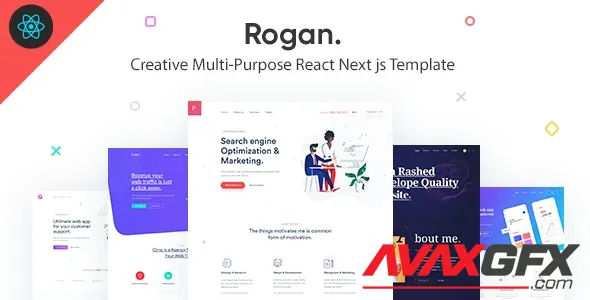 Rogan - Creative Multipurpose React Next js Template 40801466