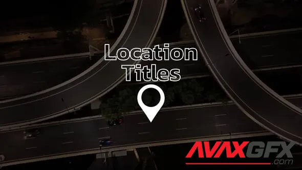 Location Titles | AE 50429099 Videohive