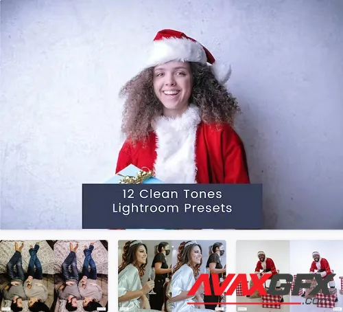 12 Clean Tones Lightroom Presets - YAN7DYW