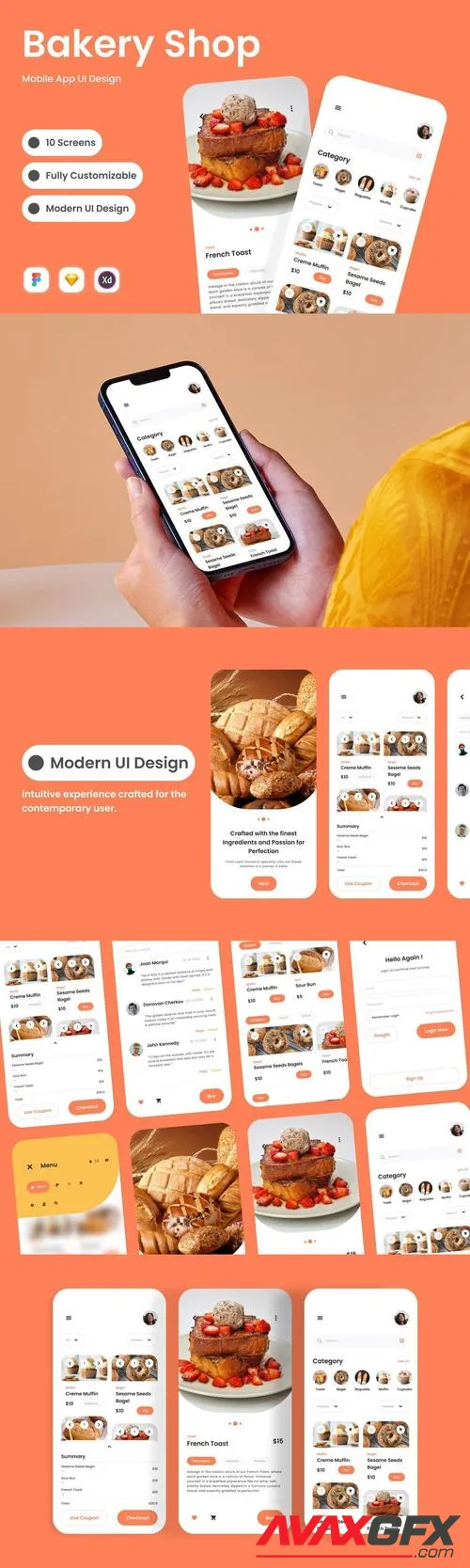 Artisan Crust - Bakery Shop Mobile App