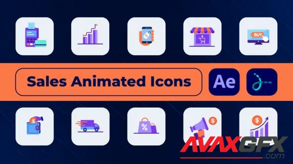 Sales Animated Icons 50113111 Videohive