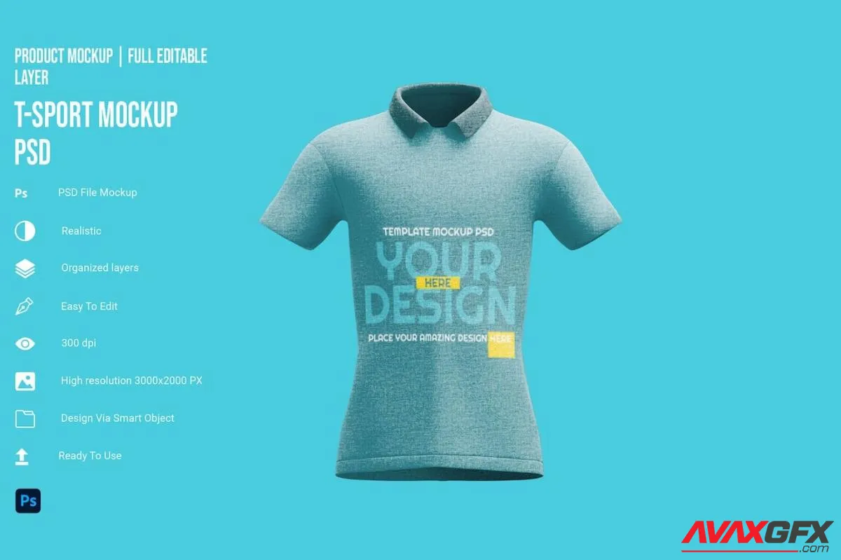 Sport T-Shirt Mockup