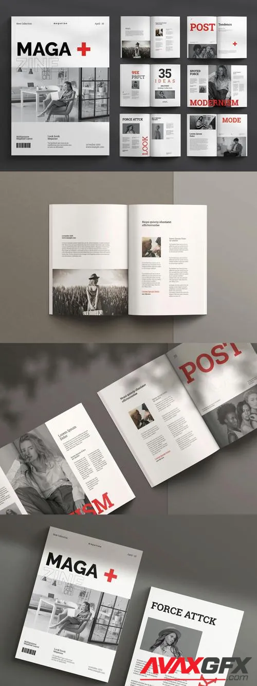 Portfolio Magazine Template