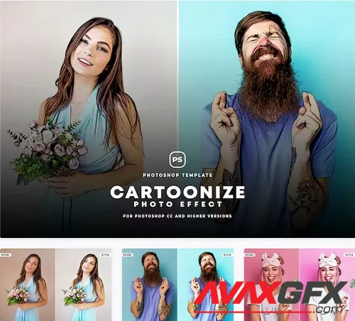 Cartoonize Photo Effect - 8JKXWNX