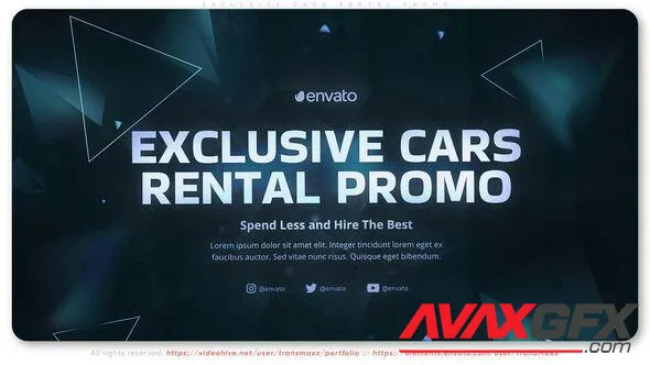Exclusive Cars Rental Promo 50284573 Videohive