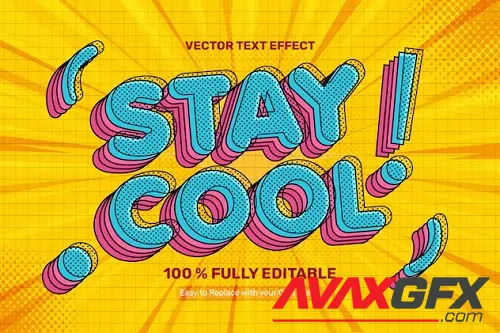 Memphis Stay Cool Text Effect - MPGCDMH