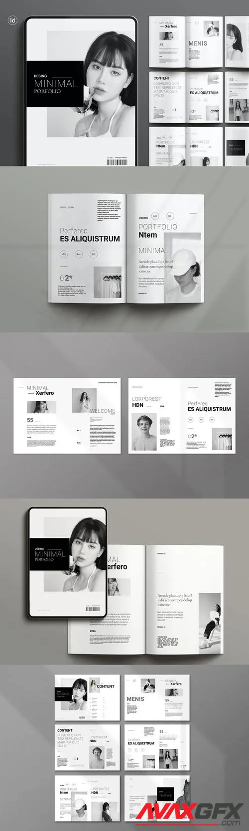 Minimal Magazine Template 8R37LJR