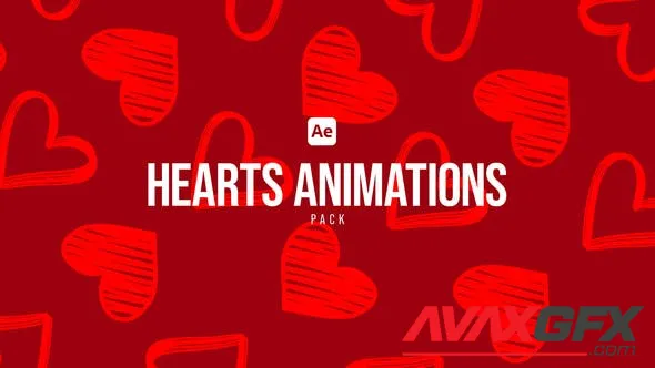 Heart Animations Pack 50192411 Videohive