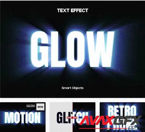 Motion Glow Text Effect - 9DXNQUM