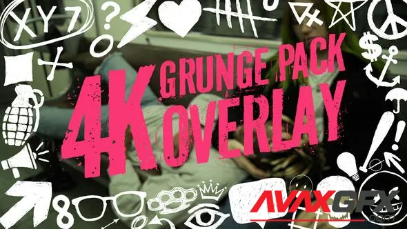 Grunge Pack Overlay 4K 50277754 Videohive
