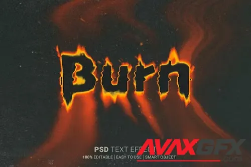 Burn Photoshop Text Effect - AERF7QM