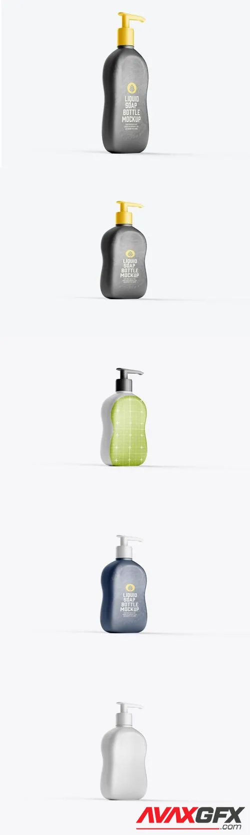 Matte Soap Bottle Mockup