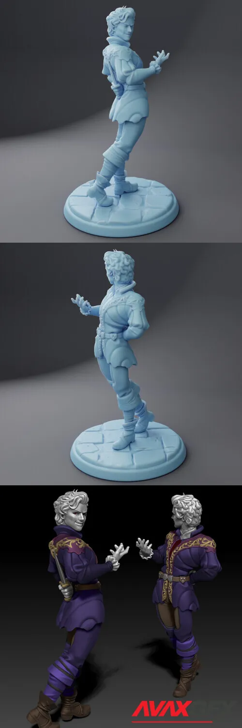 Ashton the Vampire Aristocrat - 3D Print