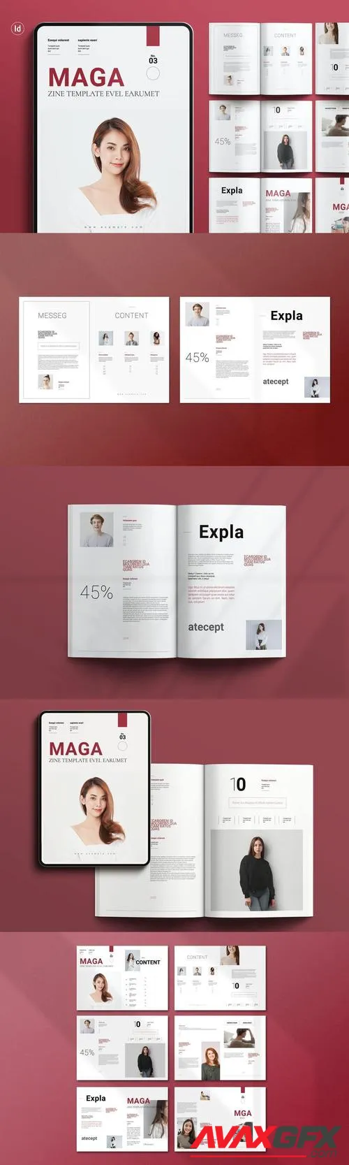 Minimal Magazine Template VUJH5M9