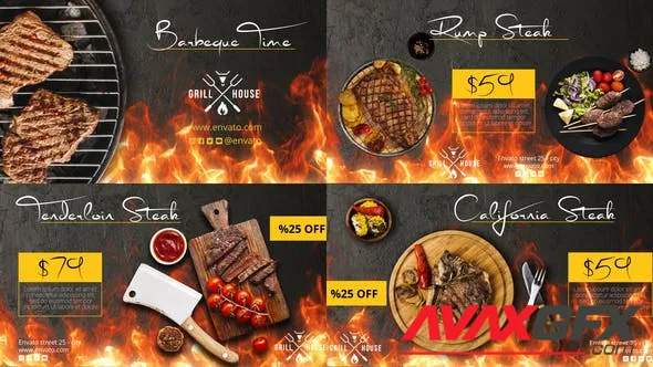 Barbecue Food Promo 50121374 Videohive