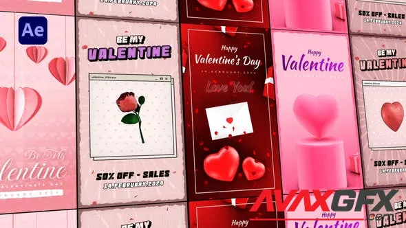 Valentines Day Stories Pack 50243167 Videohive