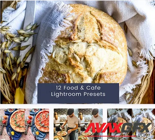 12 Food & Cafe Lightroom Presets - MGZD5ZM