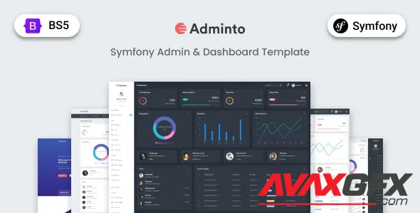 Adminto - Symfony Admin & Dashboard Template 47174748