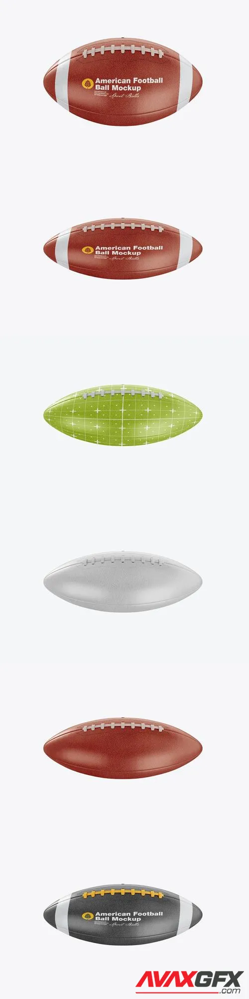 American Football Ball Mockup