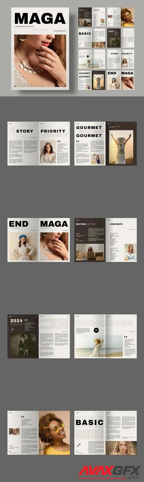 Magazine Template AFZBTRR