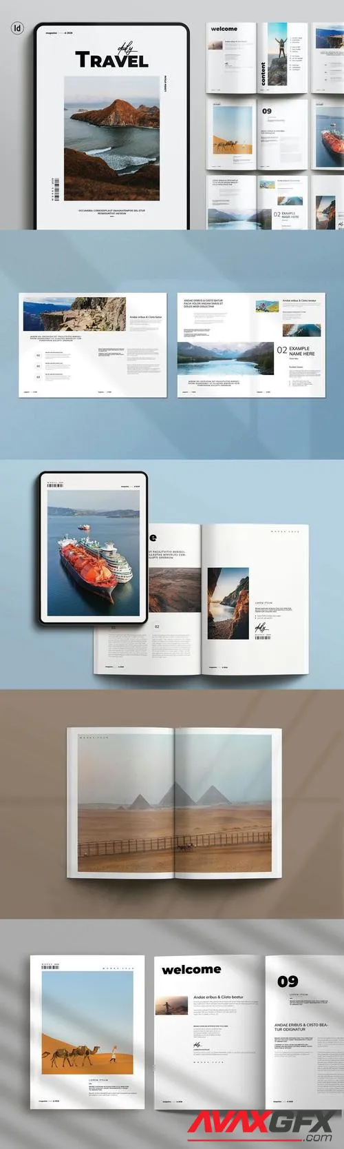 Travel Magazine Template