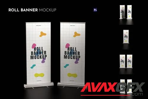 Roll Banner Mockup