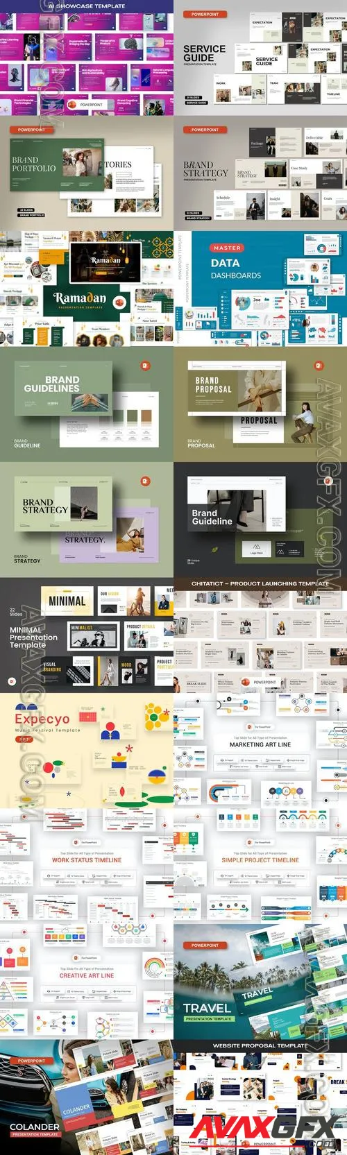 20 Powerpoint Templates Bundle 2 2024